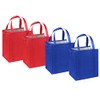 Large Insulated Shopping Bag, 4 Pack - Strong Reusable Insulated