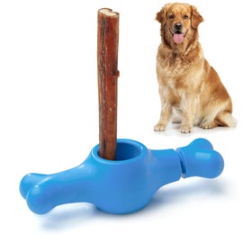 Soporte Interactivo Bully Stick para Perros, Dispositivo De Seguridad para Evitar Asfixia, Tornillo Lo Suficientemente Largo para Bloquear, Forma De Balancín (Grande)