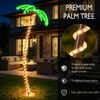 Innonly 7FT Lighted Palm Tree for Outside Patio, APP &