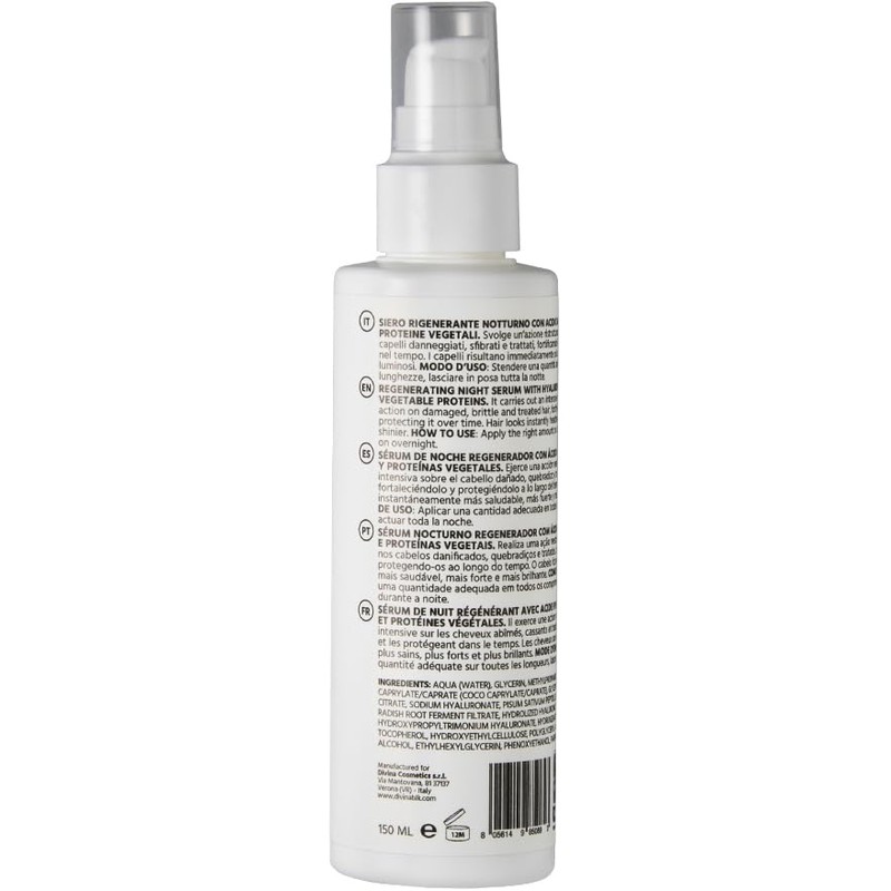 DIVINA BLK Night Regenerating Serum for Wavy Curly Super Curly