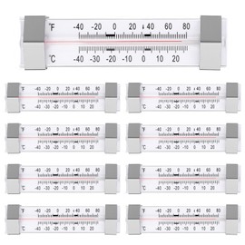 9 Pack Fridge Refrigerator Freezer Thermometer, Waterproof Analog, Large Dial, Accurate, Easy to Read, Wide Range -40°F to 80°F for Kitchen, Restaurant, Cooler, Lab, Industrial Use
