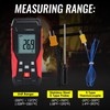 Digital K Type Thermometer with Two Thermocouple Probes, -328°F~2501°F Single