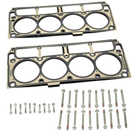 Michigan Motorsports LS3 Head Gaskets with 2004+ Head Bolt Kit -Fits 6.0 6.2 LS LQ4 LQ9 L96 L76 LY6 L92 L99 Like 12610046
