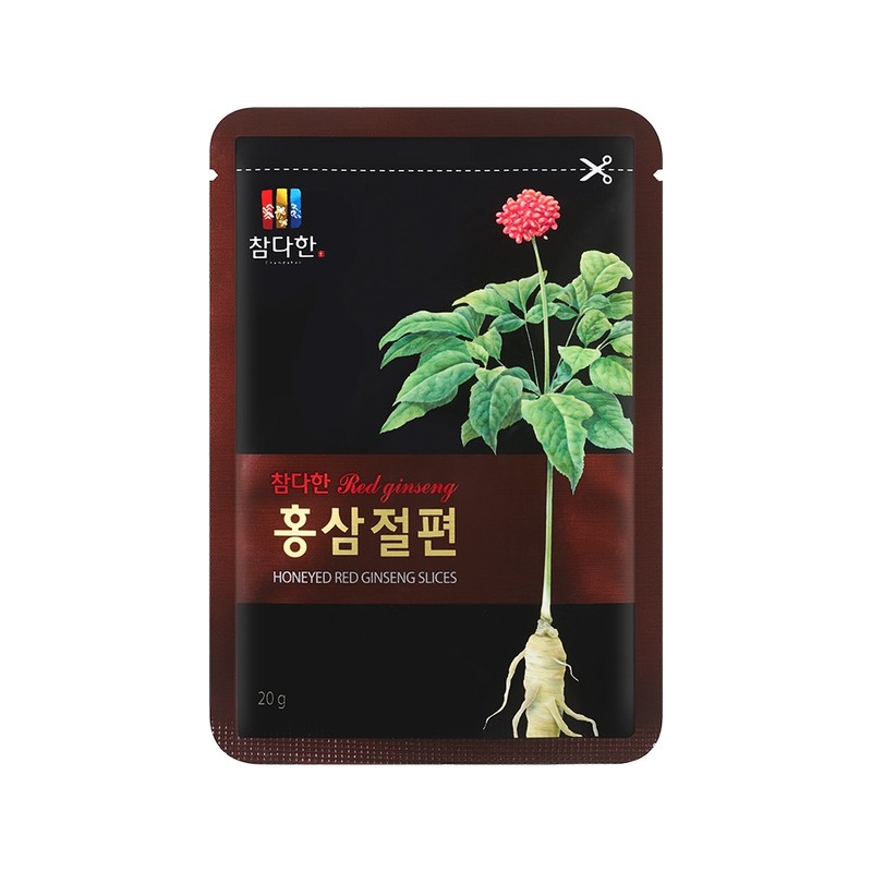 Chamdahan red ginseng slices (120g) Jeonggwa red ginseng / 참다한