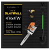 DLDIRECT Slatwall Panel Garage Wall Organizer: Heavy Duty Mounted PVC