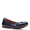 Clarks - Zapatos Planos para Mujer Rena Jazz para Mujer,