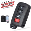 REMOTEFOBFACTORY Smart Remote Key Shell Case 4 Button for 2013