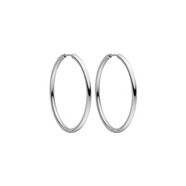 PURELEI® Echo Earrings (Gold, Silver, Rose Gold), Waterproof Earrings for Women, Stainless Steel Hoop Earrings, Gift for Women, 40 mm Diameter, Stainless Steel, No Gemstone