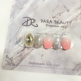 Dara Beauty April Art of the MonthGradient Stone Nail❣ - Not selected / 다라뷰티 4월 이달의아트그라데이션 스톤네일❣ - 선택안함