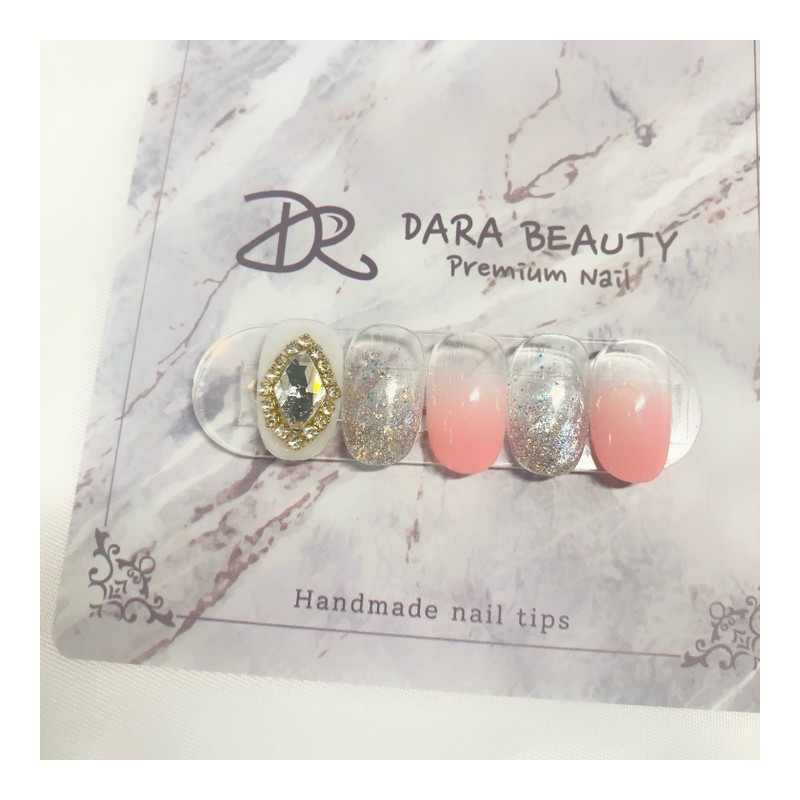 Dara Beauty April Art of the MonthGradient Stone Nail❣ -