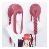 Lucky Day Peluca Makima Chainsaw Man Rosa Trenzada Con Flequillo