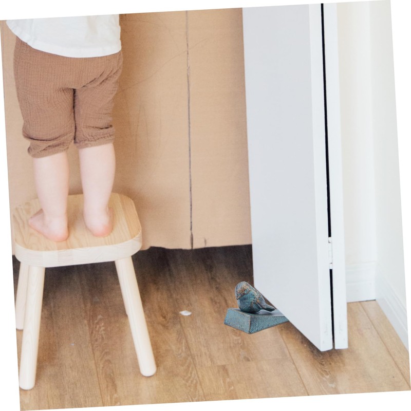 STOBOK Door Wedge Stopper for Hotel Outdoor Use Cast Iron