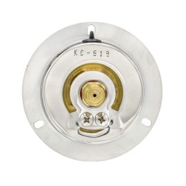 PIC Gauges PRO-204L-254CC Panel Mount Front Flanged Glycerin Filled Industrial Pressure Gauge w/ SS Case, Brass Internals, Plastic Lens, 2.5" Dial, 30/0/30 psi Range, 1/4" Male NPT