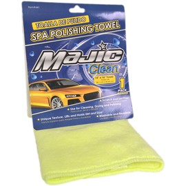Majic Extra Long 15 x 16 Ultra-Soft Plush Car Spa Polishing Cloth Microfiber Towel