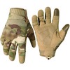 WTACTFUL Airsoft Gloves for Men Women Flexible Breathable Touch Screen Full Finger Gloves for Painball Motorcycle Cycling Motorbike Medium Camo