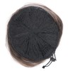 CAISHA Bun Hairpiece Ponytail Hepburn-Bun Scrunchie Updo Dark Brown Mix