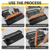 Large Kebab Maker Press, PEOUWNES Plastic Kabab, Kabob Maker Barbecue