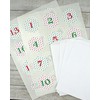 Handmade Advent calendar, Christmas countdown sticker set