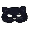 Máscara Antifaz Animales Primavera Color Diseño Unico Gato Negro