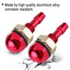 Windshield Washer Nozzle 2pcs Universal Aluminum Alloy Car Front Sprayer