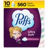 Puffs Ultra Soft Non-Lotion Tissues, 10 Cubes, 56 Tissues Per