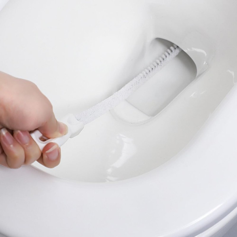 Pipe Brush 45cm Handle White Pipe Cleaning Drainage Brush Freely