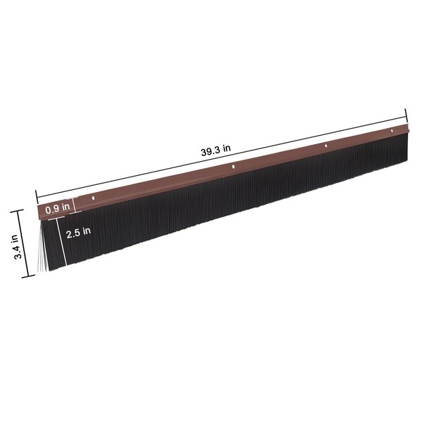 Retsun 4 Sets x 39.37 Inches Brown Net Width 2.5