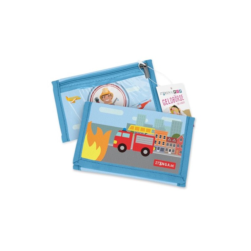 itenga Children's Wallet - Wallet and Neck Pouch - with