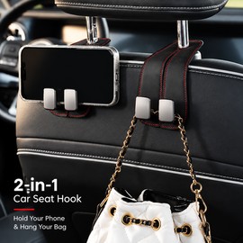 Car Headrest Hook for Organizing Bags – Space-Saving Seat Back Storage Accessory for Daily Driving and Travel