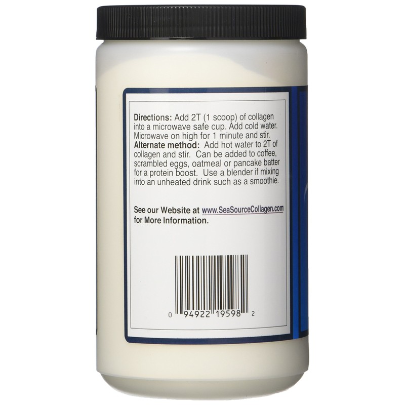 SeaSource™ Collagen Pure HYDROLYZED Fish Collagen Dietary Supplement Powder -