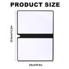 Portable A5 Dry Erase Notebook, 9.4x6.5 Inch Reusable Dry Erase
