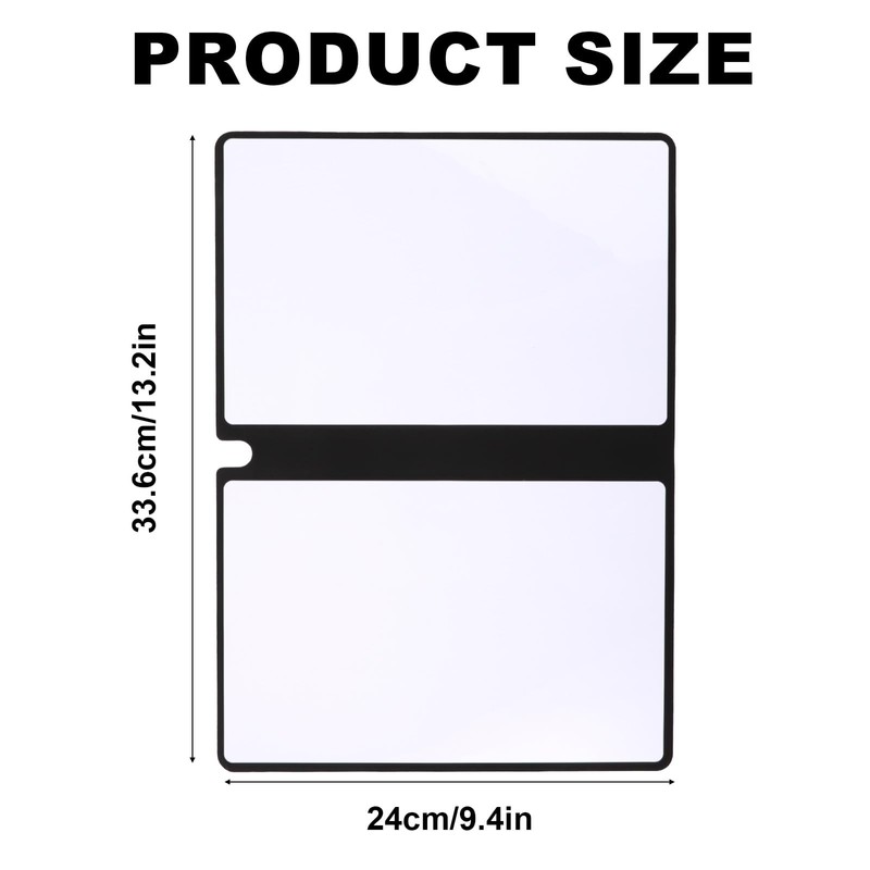 Portable A5 Dry Erase Notebook, 9.4x6.5 Inch Reusable Dry Erase