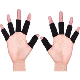 10 x Hand Wraps Hand Injury Protector Elastic Hand Wrap for Wrists Unisex Black