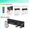 Bensbl Hair Tool Organizer Wall Mount – Aluminum Hair Dryer