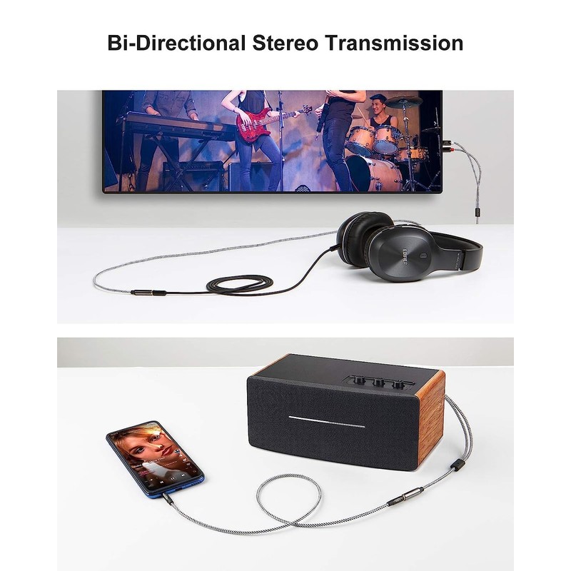 CableCreation 3.5mm Femaleto 2RCA Male Jack Stereo Audio Cable Compatible