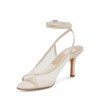 Dolce Vita Women's Missy Pearl Sandal, Ivory, 9.5
