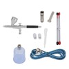 G1/8 Airbrush Kit Spray Gun with Spray Pot Nozzles Needle