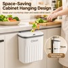 12L Hanging Kitchen Trash Can for Cabinet Doors – Space-Saving
