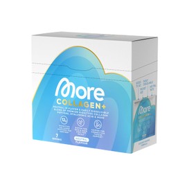MORE Collagen+ Box, 7 x 15 g, Neutral, with Collagen Hydrolysate, Hyaluronic Acid, Vitamins, Minerals and Glycine, Made in Germany