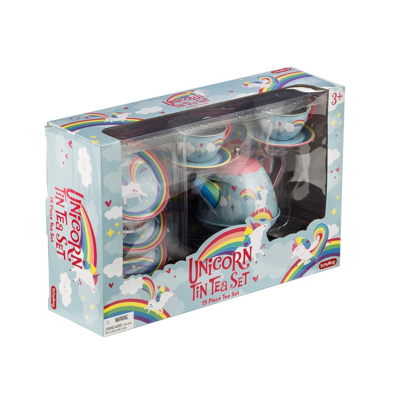 Schylling Schylling Unicorn Tin Tea set
