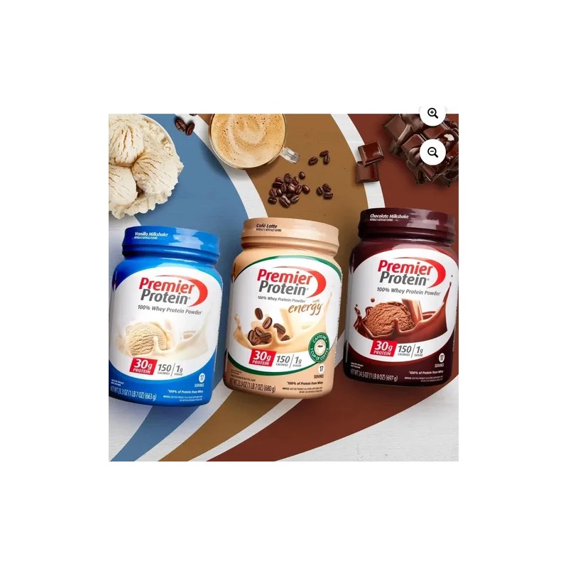 Premier Protein Café Latte Polvo 17 Porciones 680g
