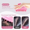Generic SoPretti Pink Scalp Massage Brush Shampoo Scalp Massager -