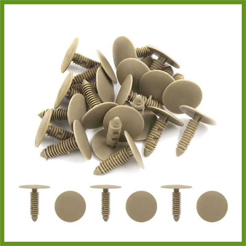 HOPESPANNER 20pcs 7mm x 25mm x 28mm Car Plastic Trim