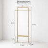 KaKaBB Gold Clothing Rack with Shelves, Coat Racks Freestanding with