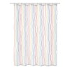 Multi Stripe Jolie Design Polyester Fabric Shower Curtain 180cm wide