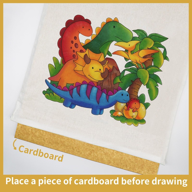 SNEILJOY Throw Pillow Covers for Kids Painting Set, Arts and