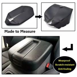 XUKEY Armrest Box Center Console Leather Skin For Chevy Tahoe Suburban GMC Yukon 07-14