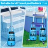 Heavy Duty Pool Ladder Weights - 50lbs Sand Fillable Universal