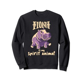 Fiona The Hippo Spirit Animal #TeamFiona Baby Hippo Sweatshirt