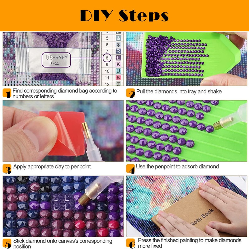 Youtheart Painting with Diamonds Princess Diamond Art, 5D Full Drill